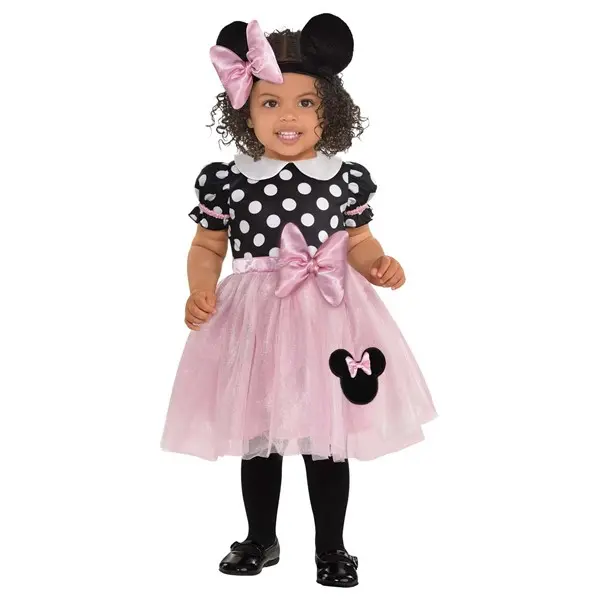 Girl's Infant Pink Minnie Mouse Costume