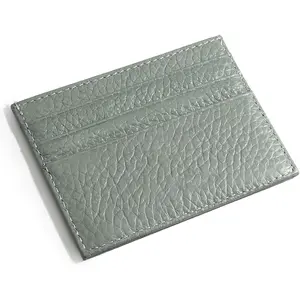Credit Card Wallet, Super Slim Card Holder, Genuine Leather Wallet for Man and Women with 6 Card Slots and 1 Pocket