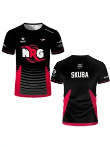 NRG 10 Year Legacy Jersey Fans Customizable Men's And Women's VCT Team Jerseys Valorant Esports Short-sleeved Crew Neck T-shirt
