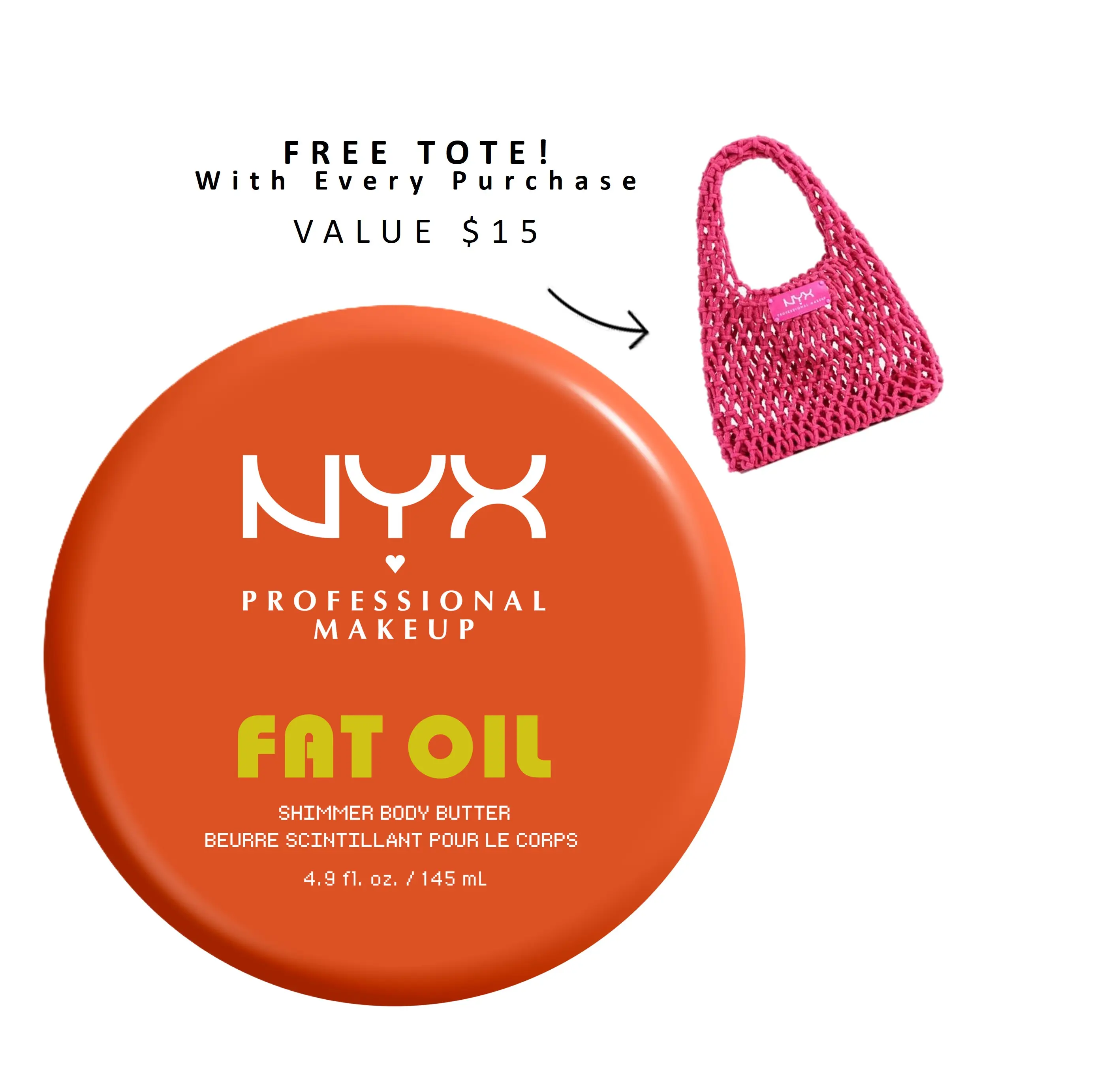 [NEW] Caramelt Mami Fat Oil Body Butter, Avocado Oil and Shea Butter, 24 HR Hydration, Fast Absorbing, Whipped Formula, Vegan & Cruelty-Free, NYX Professional Makeup