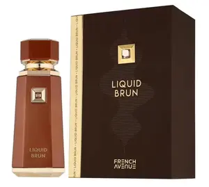 Fragrance World French Avenue Liquid Brun Eau de Parfum for Men 100ml Classic Scented Fragrance with Cinnamon Orange Blossom Notes