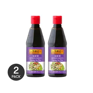 2 Pack LEE KUM KEE Hoisin Sauce 20 oz Each - Chinese BBQ Dipping Sauce, Stir Fry Condiment