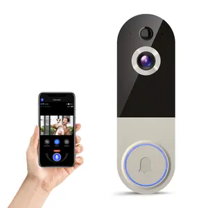 Wireless Wi-Fi Video Doorbell Camera - 1080P Smart Home Security Cam with 2-Way Audio & Night Vision, 2.4G WiFi Only