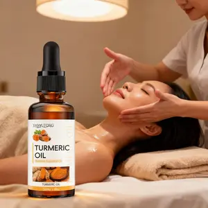 Turmeric Glow Facial Serum Oil (30ml) Vegan Beauty Serum Formula. Smooths skin, suits all skin types, boosts daily radiance, Turmeric Extract