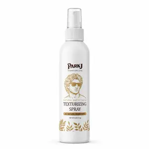 PARK J All Natural Texture Spray with Rose Hydrosol, 6 Oz - For Fluffy Textured Hair, Spray Haircare Gel Gentle salt spray light hold