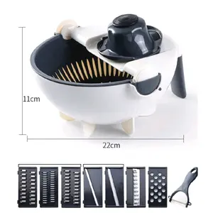2 in 1 Vegetable cutter/slicer with strainer baskit