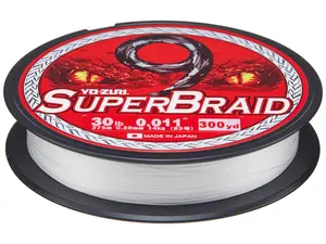 Yo-Zuri SuperBraid 9 White Braided Line 300Y