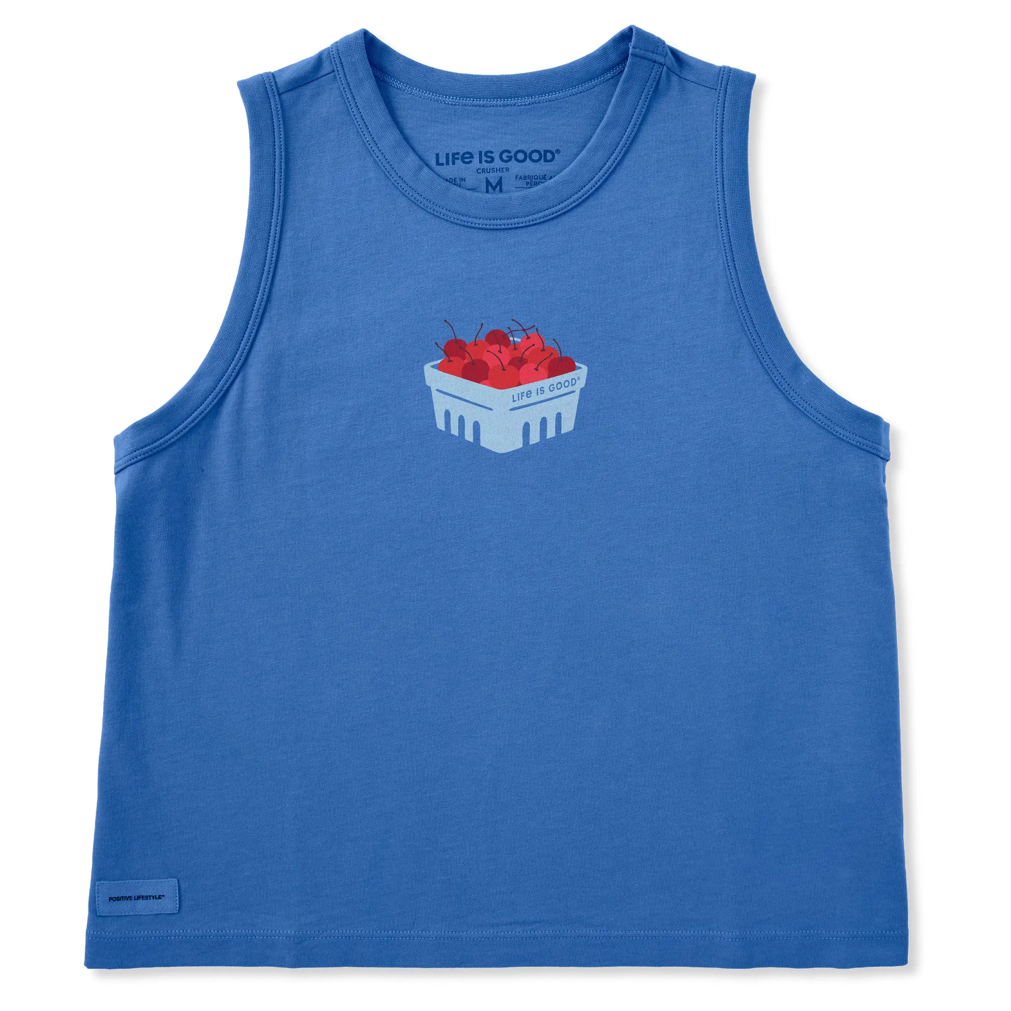 Women's Box of Cherries Crusher Boxy Tank