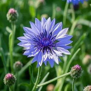 300 Pcs Bachelor’s Button Seeds | Perennial Wildflowers for Gardens, Borders & Meadows