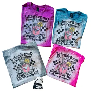Life Gave Me Some Lemons But My Jesus He Be Making Lemonade Shirt - Shirts For Women - Bleached Shirt - Gildan - Bad Bears - Faith Shirts -