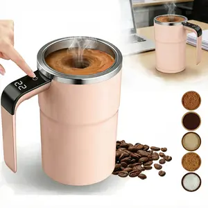 2026 Upgraded Self Stirring Coffee Mug Auto Mixing Stainless Steel Travel Cup for Office Home Kitchen Hot Cold Beverages Ideal for Coffee Milk Cocoa