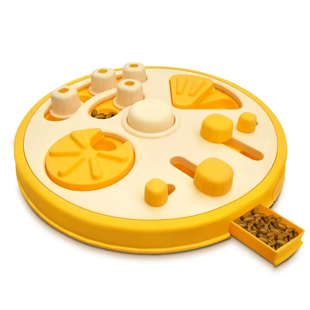 Interactive Dog Puzzle Feeder, Treat Dispenser for Slow Eating, Mental Enrichment, and Cognitive Development, for Puppy Small Medium Large Dogs