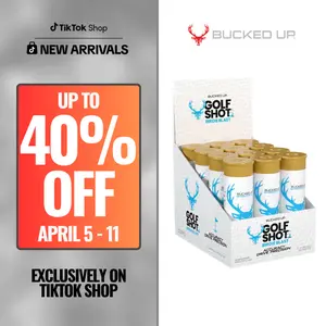 Bucked Up Golf Shots Energy Shots (12-Pack)