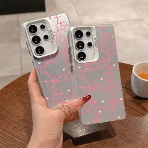 New Fashion Hello Kittys Cute Phone Case Suitable for Samsung Galaxy S26 S25 S24 A37 A57 A17 A07 A56 A26 A36 A55 A35 A06 A16 A05 A14 A24 A34 A54 A15 A05s A04e A25 S23 S22 S21 S20 FE Ultra Plus Edge 4G 5G Anti Fall Matte Back Cover