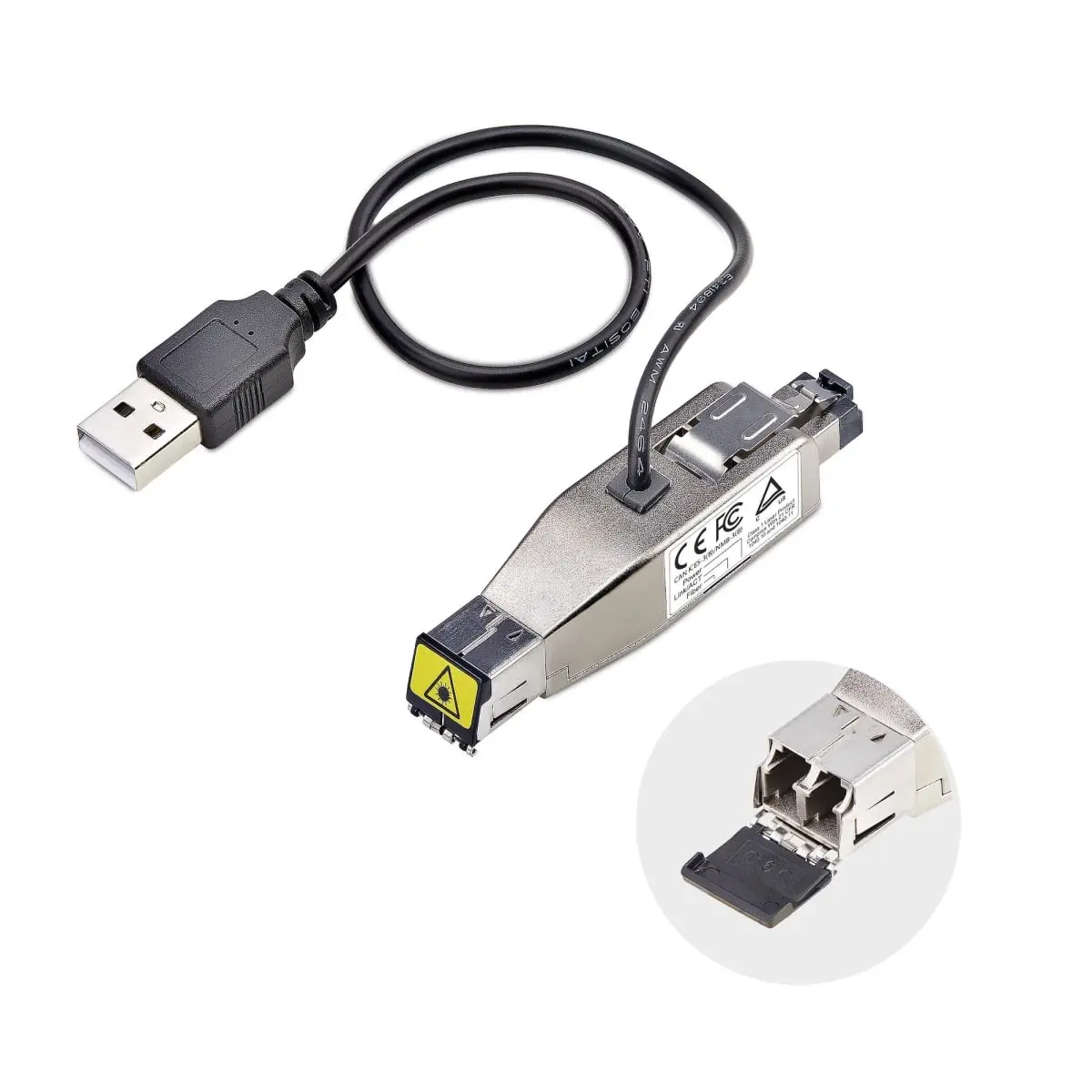 StarTech D01ML55U-FIBER-MEDIA Fiber to RJ45 Media Converter, 1Gbps Speed, Fiber Conversion