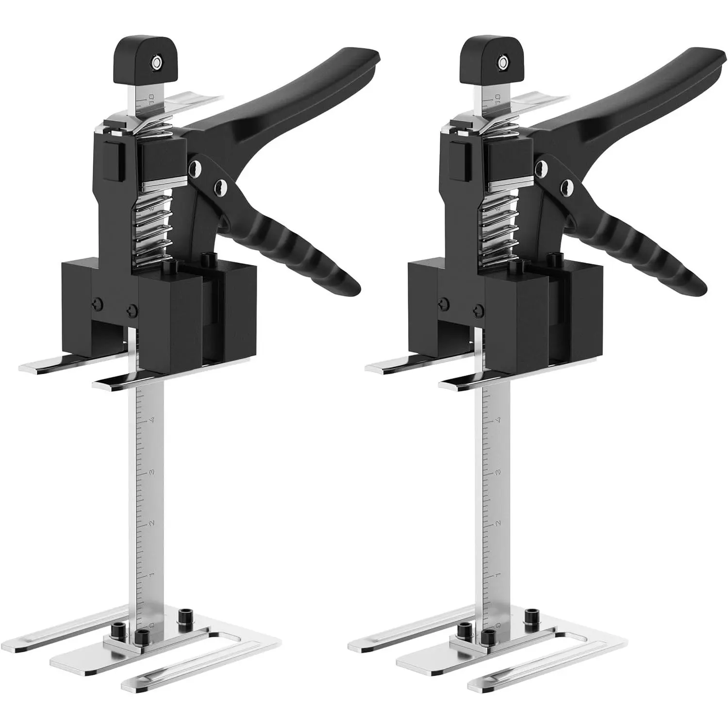 Furniture Jack, Hand Lifting Jack Tool, Arm Jacks, Appliance Jacks, Appliance Lift, Bed Lifter, Hand Tool for Heavy Labor Saving, Cabinets, Drywall, Mini, Small, 6.5" Lift, 200 lb Capacity, 2 Pack