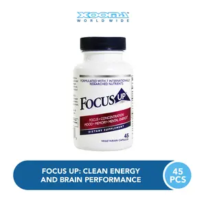 FocusUP — Calm Focus & Clean Energy (No Crash, No Jitters) | Brain Clarity in 15–20 Minutes | Capsules or Drink Sticks