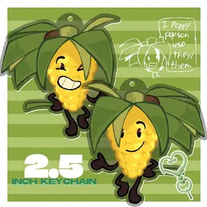 Poppy Inanimate Insanity holographic acrylic Keychain - object show