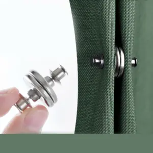 8-Pair Magnetic Curtain Clips Magnetic curtain clips for indoor and outdoor use, effectively preventing light leakage. Powerful curtain weight magnets suitable for pergolas, patios, gazebos, and sunshades.