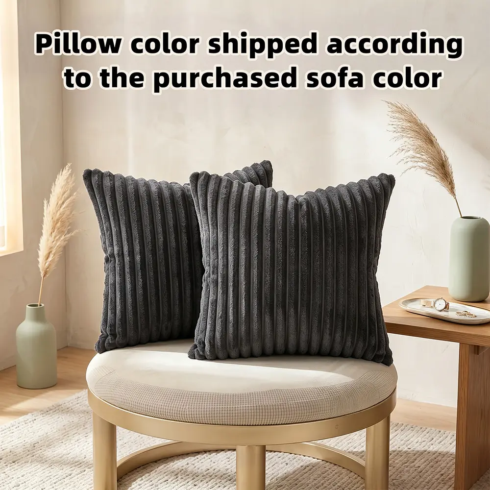 Ultra Fluffy Plush Pillow Cushion - Cloud-Soft Living Room Indoor Furniture for Napping, Lazy Lounging