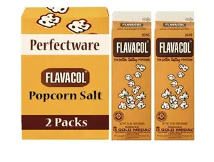 Gold Medal Products 2045 Flavacol Seasoning Popcorn Salt- 35oz ( 2 PACK)