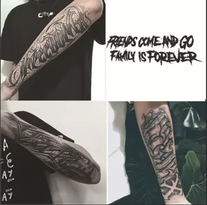 Detailed Arm Tattoo Sticker with Natural Herbal Juice – Sweat‑Resistant, Fade‑Resistant & Acts as a Stylish Sun Shield