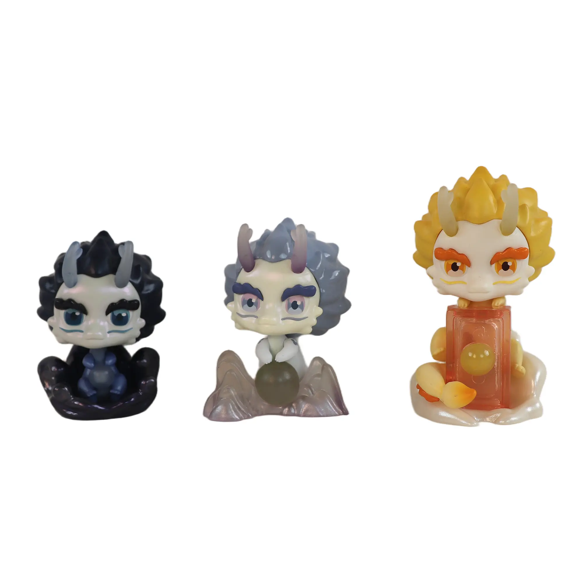 Blind box, all-season day-and-night dragon, Year of the Dragon 2024 new model, display box figurine gift, resin, creative Chinese-inspired design, cute gift