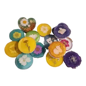 Happy Accidents Art Popsockets for Phone Accessories - Handmade with Real Flowers - Durable, Smartphone
