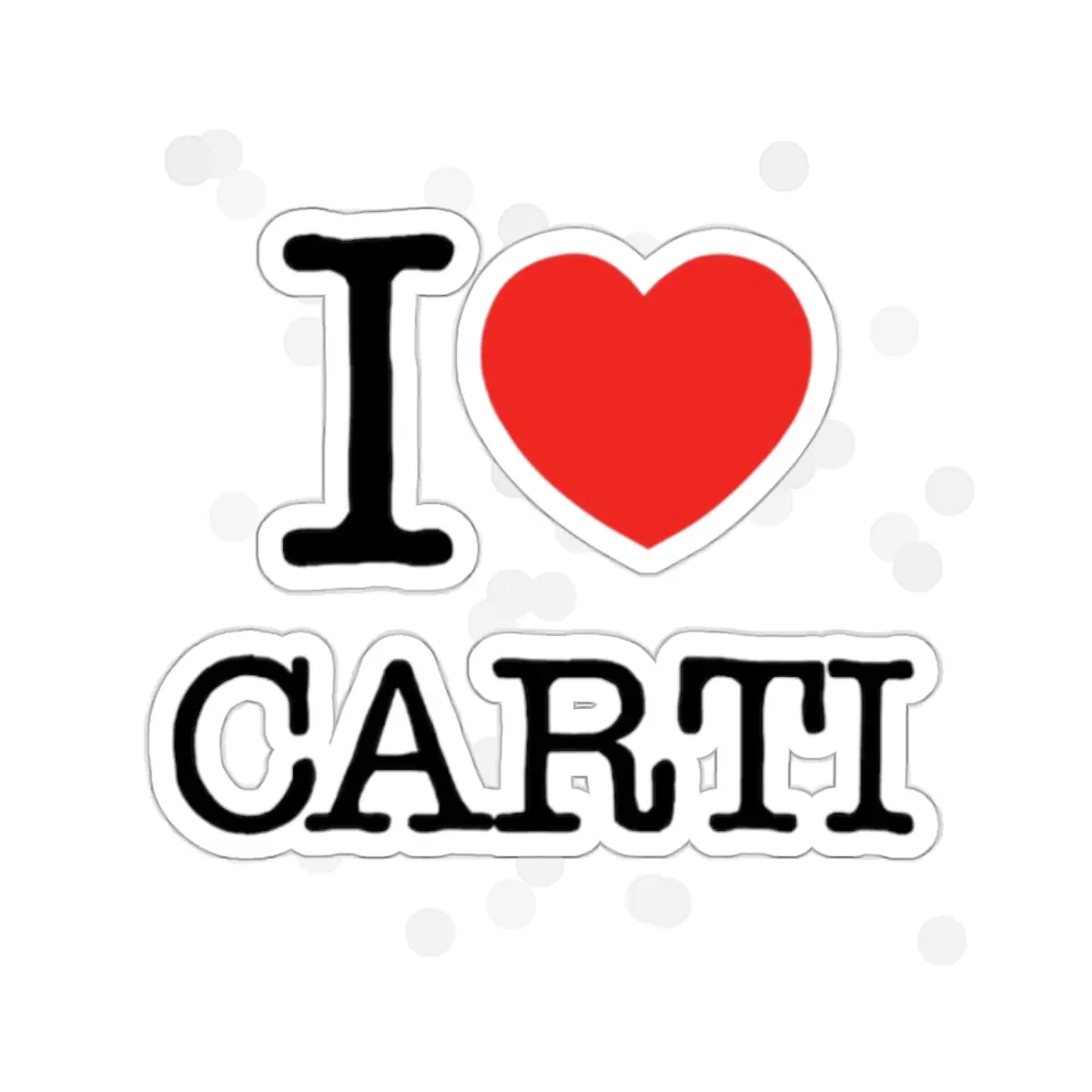 I Heart Carti Sticker