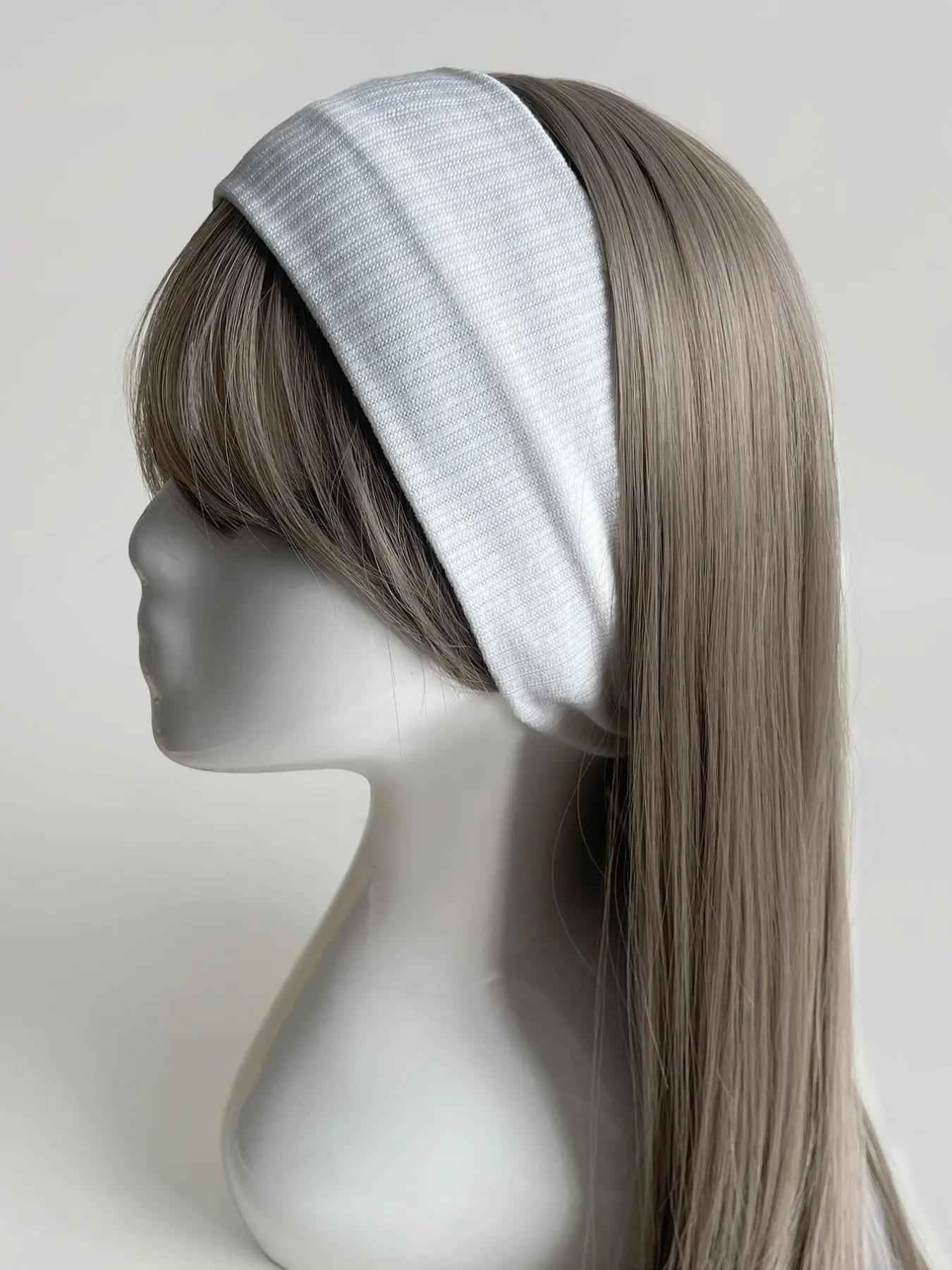 1 Piece Solid Color Knitted Hair Band, Casual Elastic Hair Accessories For Women & Girls, Stretch Hair Band for Gym, Exercise, Daily Decoration, Solid Color Headband, Workout Headband, Workout Hairband, Elastic Headbands