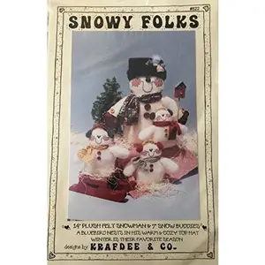 USED-Krafdee and Co Snowy Folks # 822 Sewing Pattern