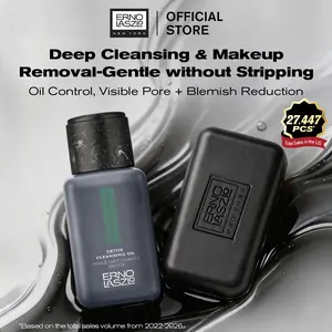 Detox Double Cleansing Duo, The Cleansing Duo for Oily & Combo Skin — Melts off SPF, Makeup, Dirt + Unclogs Pores Facial Cleanser