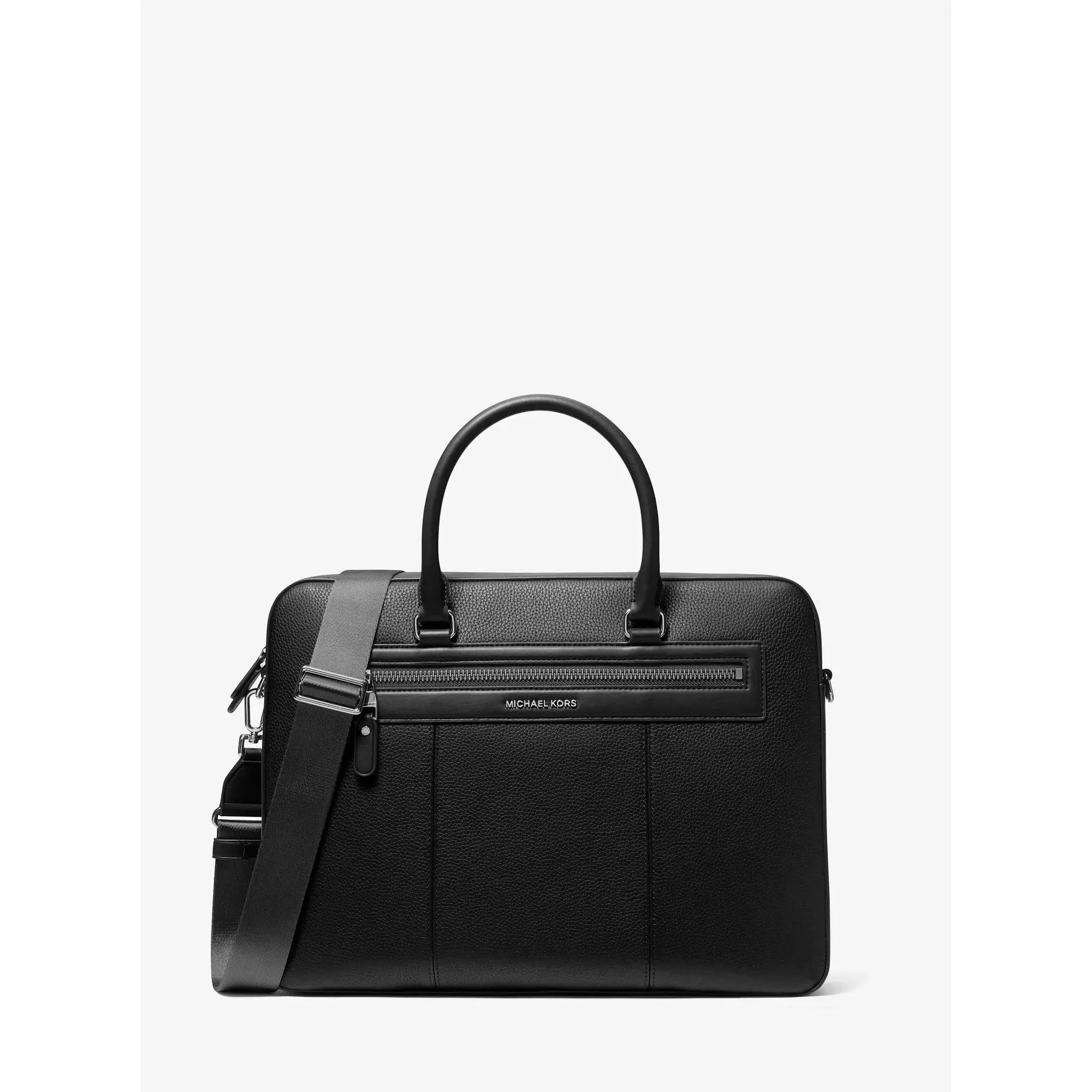 Jet Set Pebbled Leather Briefcase