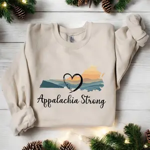 Appalachia Strong Sweatshirt, Appalachia Strong Hurricane Helene Relief Shirt, Southern Relief Tee, Hurricane Strong States Shirt.