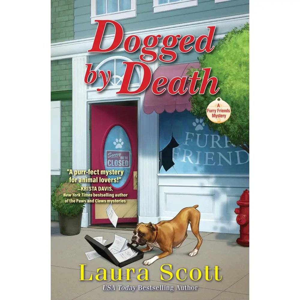USED Book - Dogged by Death: A Furry Friends Mystery by Scott, Laura (Hardcover) - english