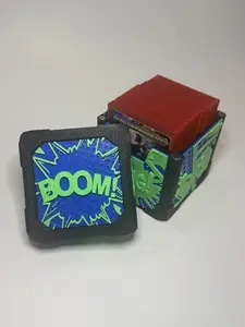 Mythikos Forge MTG Commander Comic Book Themed Deck Box - 100 Double-Sleeved Cards, Durable 3D Printed