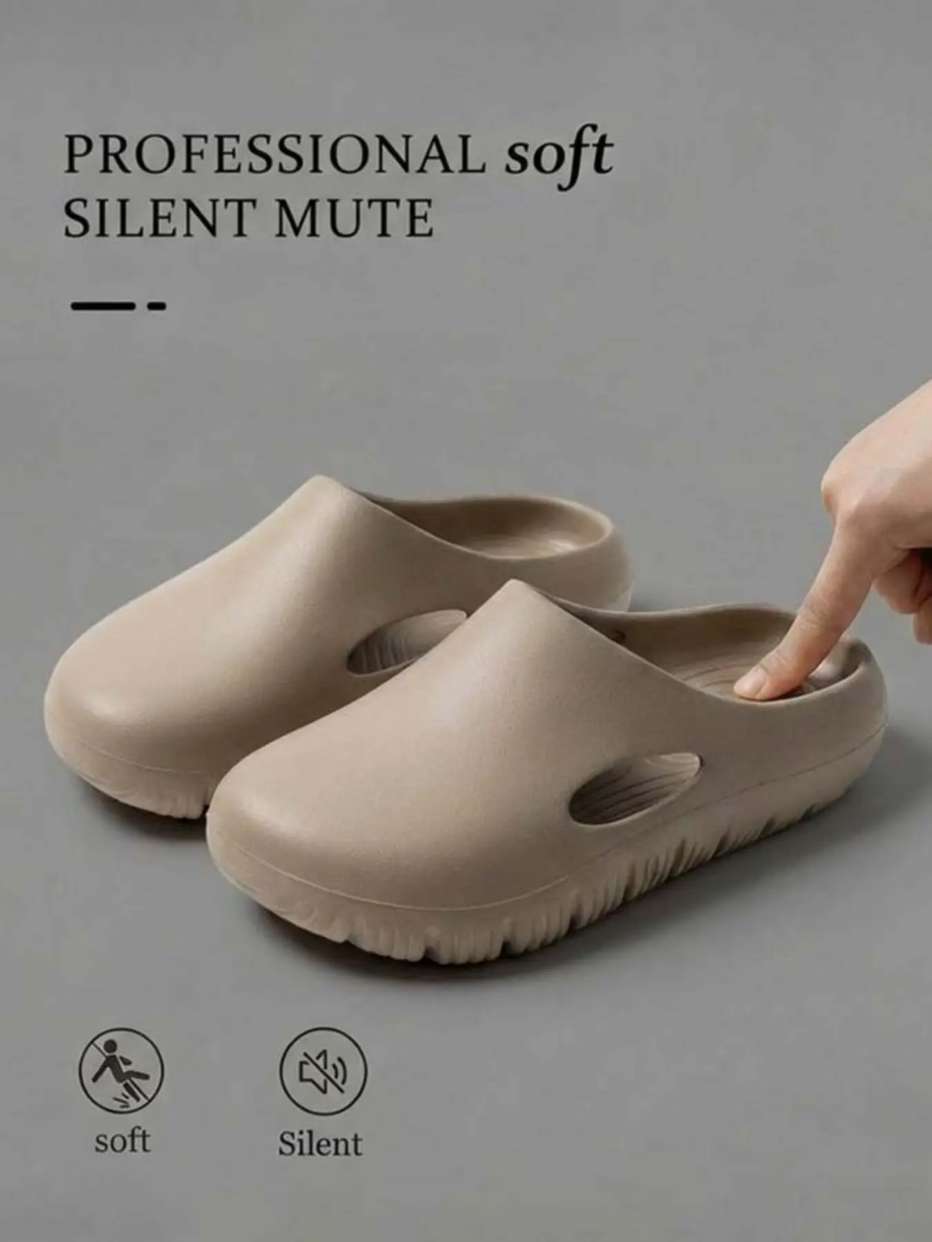 Summer New Eva Plain Hole Shoes Indoor Home House Casual Slippers Couple Wear Beach Soft Sole Comfortable Open Toe Lightweight Breathable Slides Sliders Shoes Sandals Footwear Slide