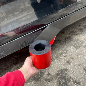 Yitap Car Door Protector Strip, 2 Meter Rubber Guard, Easy Peel & Stick, No Drilling Required, Matte Invisible Anti-Scratch, Car Accessories, Vehicle Exterior Decoration
