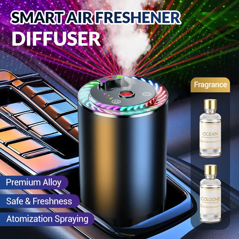 [Father’s Day Gift] Smart Car Aroma Diffuser: 50ML Natural Cologne Lasting Fragrance Star Roofing,Mother's Day Gift,for Birthday, Wedding, Anniversary, Wife Husband, Mom, Women, Him Her, Girlfriend Boyfriend