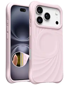 ORNARTO VORTUXE Case for iPhone 17 16 series – 2X Military-Grade Drop Protection, VORTUXE Textured Silicone, Stylish Magnetic Phone Cover Compatible with MagSafe