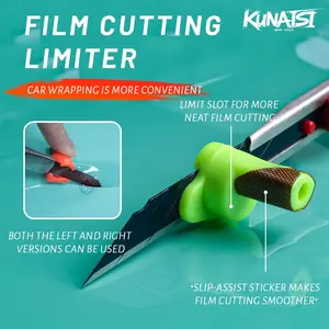 KUNAISI Precision Edge Trimming Tool for Car Wrap | Professional Vinyl Film Cutter Utility Knife for PPF & Window Tint Installation