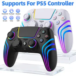 Bluetooth-compatible For Playstation 5 Wireless Controller for PS5/PS5 Slim/PS5 Pro with Turbo Dual Sense Macro Programming