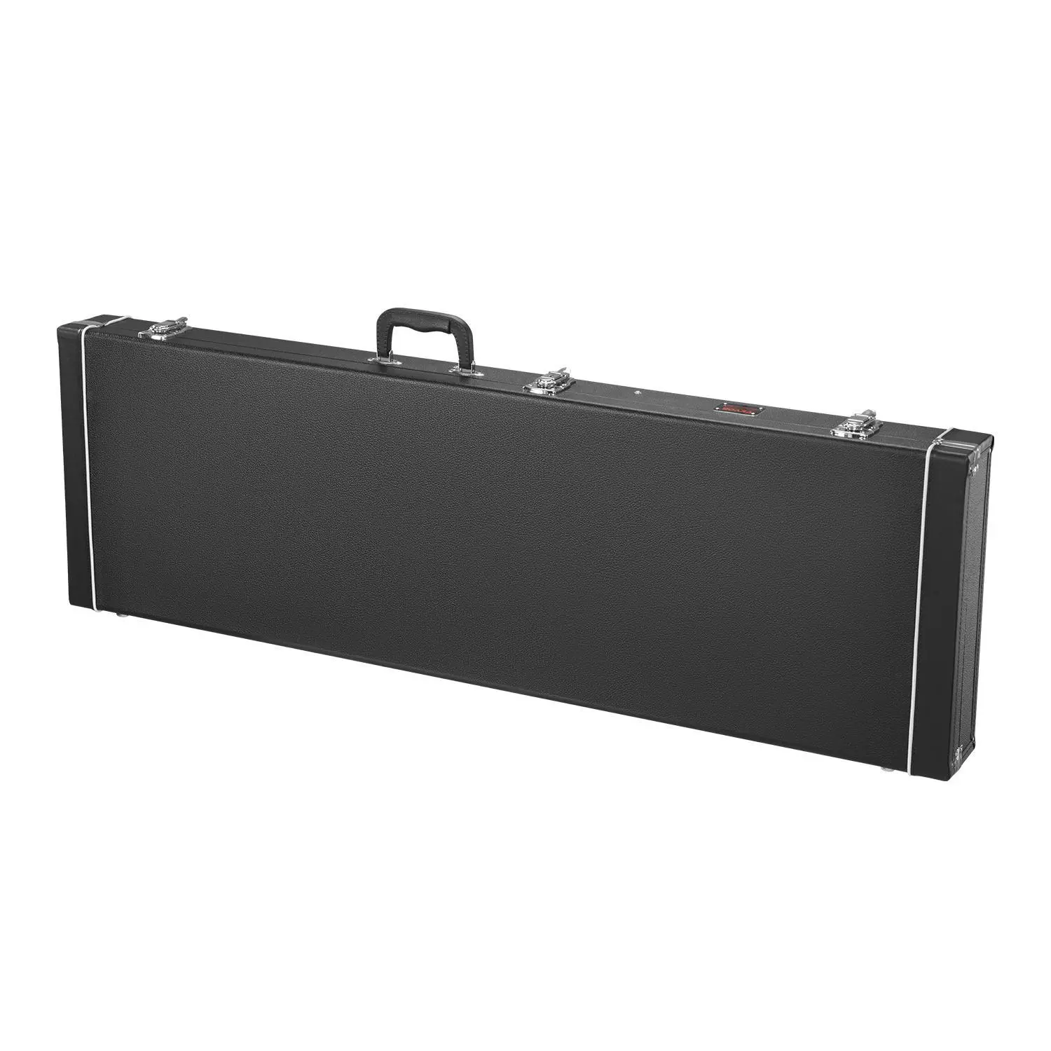 【Backtoschool】VEVOR Bass Guitar Hard Case,  , 48.03 in Rectangular Guitar Hard Case, With Lock Latch Keys Handle, PVC Padding Soft Lining Water-Resistant Hard Shell Guitar Cases, for 39-46.5 in Bass Guitars, Black