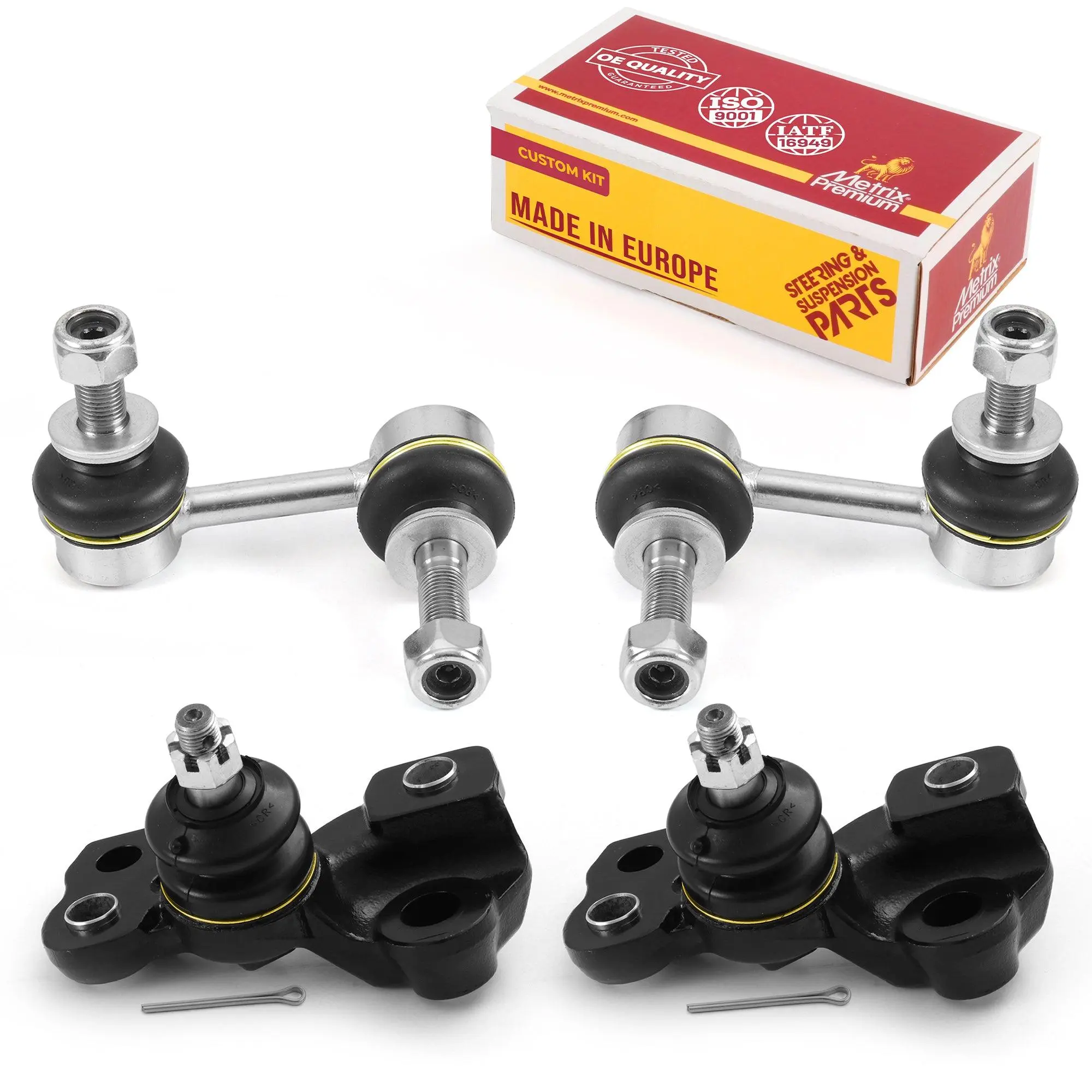 4 PC Front Sway Bar Stabilizer End Link & Lower Ball Joint Kit  96098MT