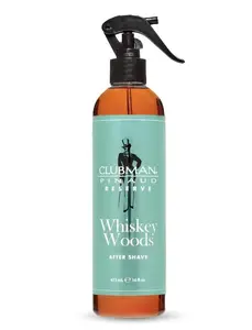 Clubman Reserve Whiskey Woods After Shave Spray - Aftershave for Men, Long-Lasting Fragrance, 16 fl oz