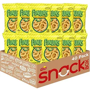 Funyuns Onion Flavored Rings Original 0.75 Ounce Pack of 40 Gluten Free Kosher Snack with Zesty Flavor and Delicious Crunch