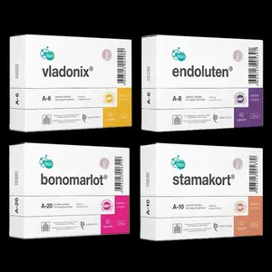 Vladonix Endoluten Bonomarlot Stamakort Immune System Health Bioregulator Stack - 3-Month Protocol for Enhanced Immune Resilience & Inflammatory Response Support
