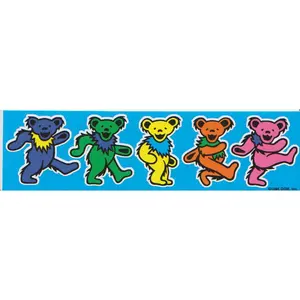Grateful Dead Dancing Bears Sticker Decal