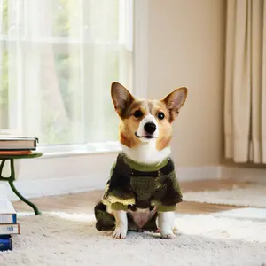 Soft Flannel Dog Sweaters Warm Puppy Pet Winter Coat for Small to Large Dogs