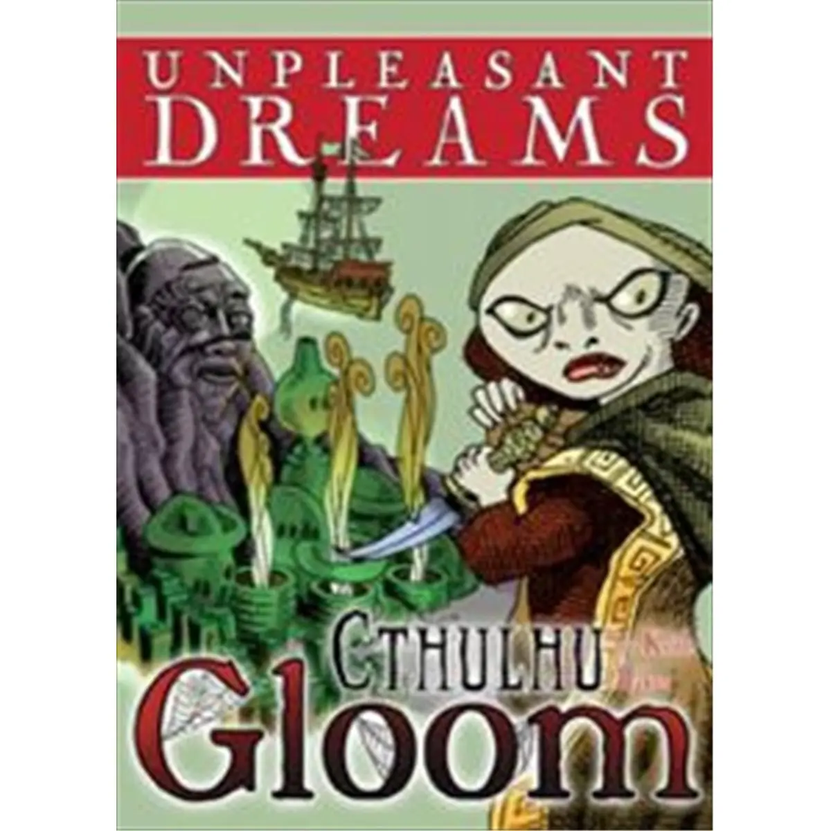 212 MAIN Atlas Games 1331 Cthulhu Gloom Fun Tabletop Game - Unpleasant Dreams Theme, Transparent Expansion, New Rules for Lifestyle & Hobbies Enthusiasts